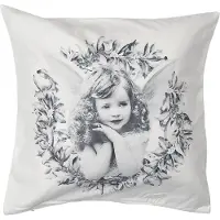 Clayre & Eef Grijze Kussenhoes 45*45 cm KT021.263