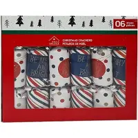 Christmas Crackers - Party crackers met kerst cadeautje - Set van 6