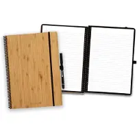 Bambook Classic uitwisbaar notitieboek - Hardcover - A4 - Gelinieerde pagina's - Duurzaam, herbruikbaar whiteboard schrift - Met 1 gratis stift