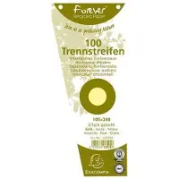 Exacompta Trennstreifen Forever 10.5 x 24 cm, Trapez, 100 Stk. - gelb