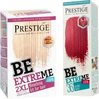 Prestige Semi-Permanente Rode Haarverf Set – Bleach Kit Blondeerpoeder + Bloody Mary Haarverf Rood – Voordeelverpakking 2 x 100ml