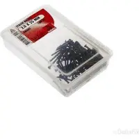 Deltafix stalen nagel 2.0 x 25 mm zwart 100 stuks muur spijkers voor steen en beton
