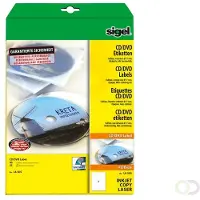 Sigel CD etiket universeel 117mm doos à 25 vel