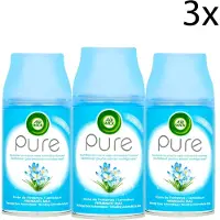 Air Wick Freshmatic Automatische Spray - Luchtverfrisser - Pure Lentedauw Navulling - 3 Stuks
