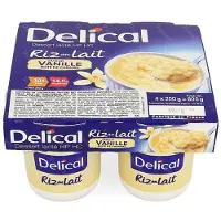Delical Rijstpap Vanille | 4 x 200 g