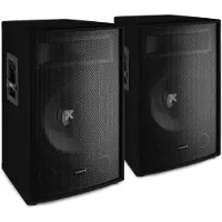 Tracer Speakers - SL15 speakerset - Set van twee 15'' boxen van 800W voor disco feestjes en DJ's