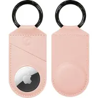 Valenta - AirTag Hoesje - AirTag Sleutelhanger - Roze - geschikt voor Apple AirTag
