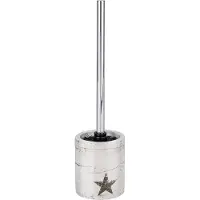 Wenko toiletborstelhouder Star 10 x 38,5 cm keramiek taupe
