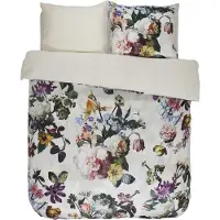 Essenza Dekbedovertrek Fleur Ecru Satijn-200 x 200 / 220 cm | 2-Persoons