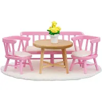 Lundby Poppenhuis Smaland Eettafelset (Roze) (roze)