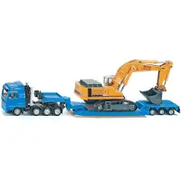 Siku zwaartransport met liebherr graafmachine - 1:87 Siku