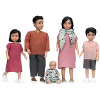 Lundby Spel 'Jamie' lichtbruin / rosa / magenta / zwart