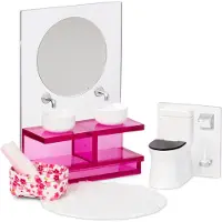 Lundby Bathroom Set 18023 Educational Toy Roze Kinderen