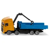 Siku Volvo kraanwagen - 12,9 cm, oranje/turquoise