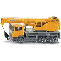 Siku 1859, Liebherr Telescopische Kraanwagen, schaal 1:87, metaal/kunststof