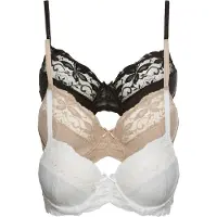 Bonprix Beugel bh met fijne kant (set van 3) maat 85