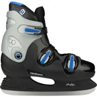 Nijdam Kinderschaatsen - IJshockey Schaatsen - Hardboot - Zwart/Blauw - Maat 36