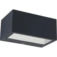 Lutec Antraciete wandlamp Gemini modern
