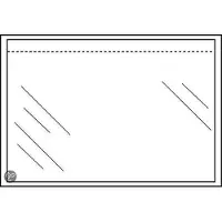 Raadhuis paklijstenvelop DL - 225x122mm - onbedrukt - 1000 stuks