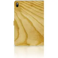 B2Ctelecom Samsung Galaxy Tab S7 FE | S7+ | S8+ Tablet Book Cover Licht Hout