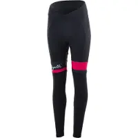Rogelli Select Lange Fietsbroek - Dames - Zwart, Roze - Maat XL