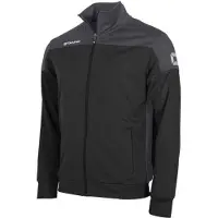 Stanno Junior voetbaljack zwart/antraciet Sportvest Jongens/Meisjes Polyester Opstaande kraag - maat 164