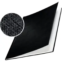Leitz Inbindomslag 10.5mm harde kaft zwart 10 stuks