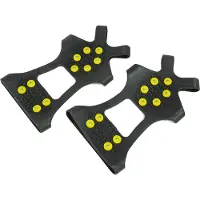 Schreuders Sport Anti Slip Zool Spikes Snow Steps spikes voor ijs zwart