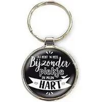 Miko Luxe Sleutelhanger - Bijzonder plekje (zilver)
