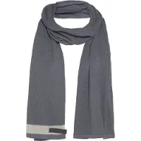 Knit Factory June Sjaal - Med Grey - 200x50 cm