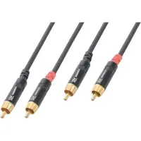 PD Connex Tulp stereo audio kabel - 3 meter