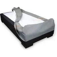 Slaaploods.nl Boxspring Hoes - 140 x 220 cm - Hoogte 30 cm - Grijs I91