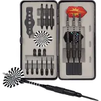 Abbey Darts Dart Set - Steel Tip/Soft Tip - Zwart - 19