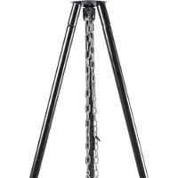 RedFire – BBQ Tripod – Zwart - Staal – Vuurschaal – Fire Pit – Stevig staal - Industrieel – Terrasverwarming – Sfeerhaard – BBQ