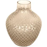 Present Time Vase Delight Glass Large Sand Brown