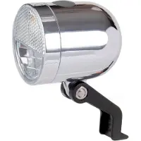 Ikzi Light Ikzi Nero Retro - Koplamp - Led - Batterij - Chroom