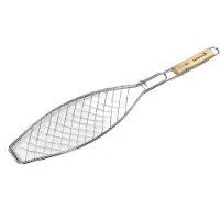 Barbecook visgrill chroom - geschikt voor 1 persoon - 677 mm x 151 mm