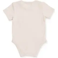 Jollein romper offwhite Wit Jongens/Meisjes Katoen Ronde hals Effen - maat 62-68
