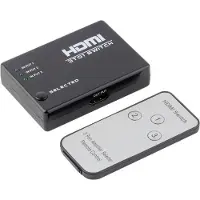 HaverCo 3 switch HDMI splitter Switch met afstandsbediening / HDMI hub 1080p