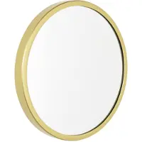 Jax Design Wandspiegel Prague | Jax Design metaal goudkleurig 35x35x3 cm wandspiegels | NADUVI