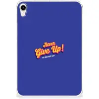 B2Ctelecom Apple iPad mini 6 (2021) Back cover met naam Never Give Up