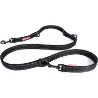 EzyDog Vario 6 Honden Riem - Looplijn voor Hond - 2.5cm - Zwart