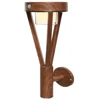 Lumineo Solar wandlamp | (Led, Schemersensor, Bewegingssensor, RVS)