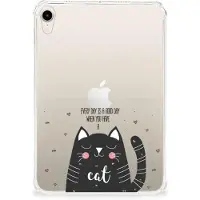 B2Ctelecom Apple iPad mini 6 (2021) Tablet Back Cover Cat Good Day