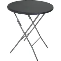 SenS Statafel inklapbaar Ø95x110cm grijs grijs Kunststof SenS Tafel