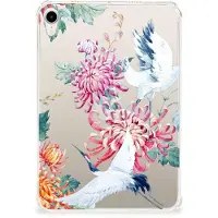 B2Ctelecom Apple iPad mini 6 (2021) Back Case Bird Flowers