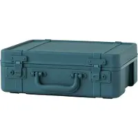 Hachiman Trunk Story Mini - Slate blue - 23,5W x 17,9H x 8,9L cm / Kunststof