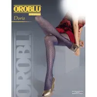 Oroblu fantasie panty maat S (blue 4)