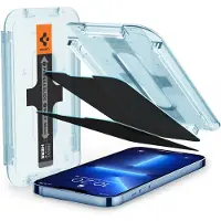 Spigen GLAStR Privacy EZ Fit Screenprotector + Applicator - 2-pack voor de Apple iPhone 13 Pro Max