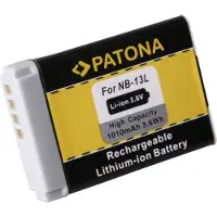 PATONA NB-13L / NB13L Lithium-Ion 1010mAh 3.6V oplaadbare batterij/accu
